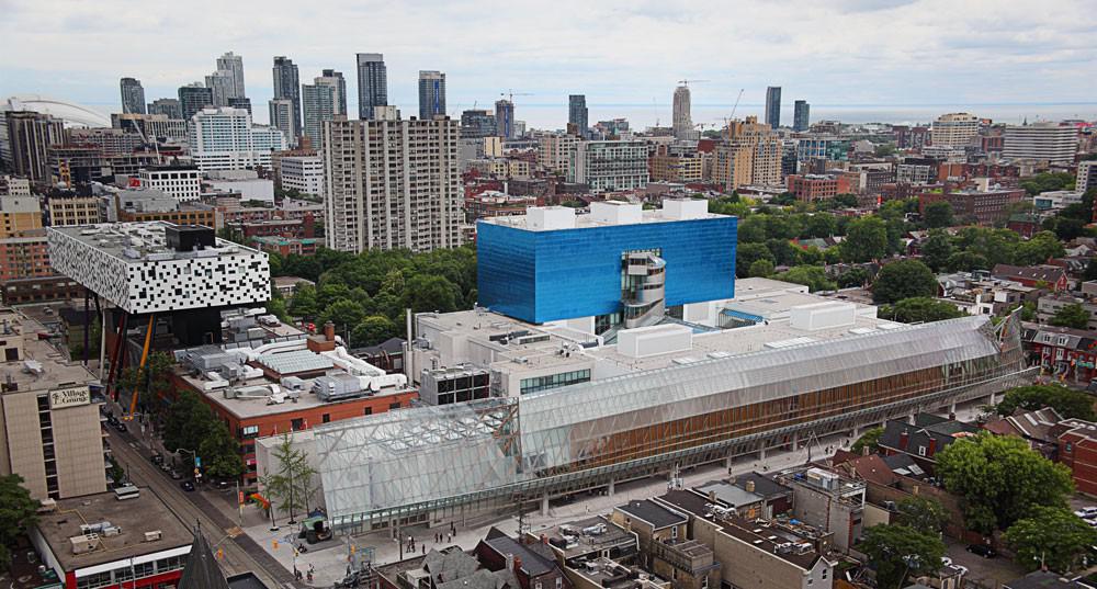 A view of the Art Gallery of Ontario in Toronto / photo courtesy the AGO
