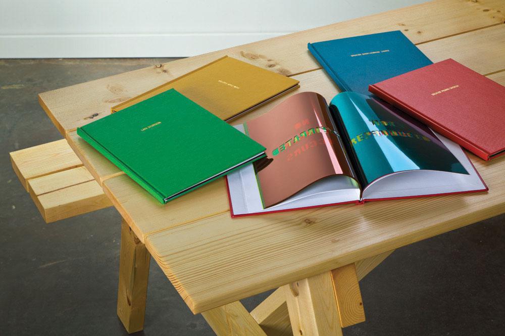 Tyler Los-Jones	 <em>Nothing Affirmative</em> 2011 Detail Courtesy Esker Foundation / photo Olivier Du Tré