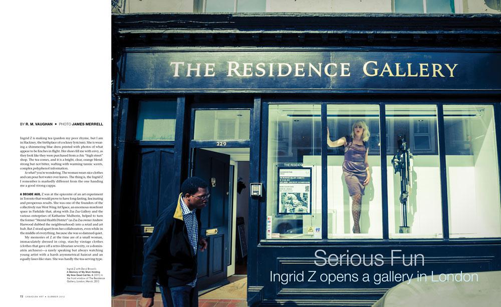 Opening spread of 