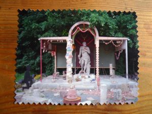 One of the serrated-edge postcards for sale at the kiosk for Gareth Moore’s A place – near the buried canal at dOCUMENTA (13) / photo Gareth Moore