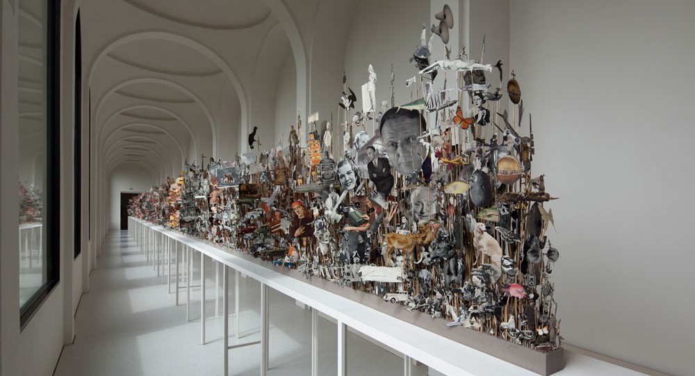 Geoffrey Farmer Leaves of Grass 2012 Installation view at Neue Galerie Kassel Courtesy the artist and Catriona Jeffries Commissioned and co-produced by dOCUMENTA (13) / photo Anders Sune Berg