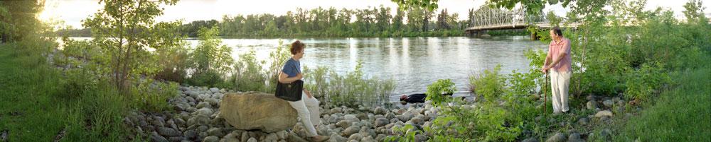 Milutin Gubash <em>River</em> (from the series <em>Re-enacting Tragedies While My Parents Look On</em>) 2003 Courtesy the artist and Galerie Joyce Yahouda
