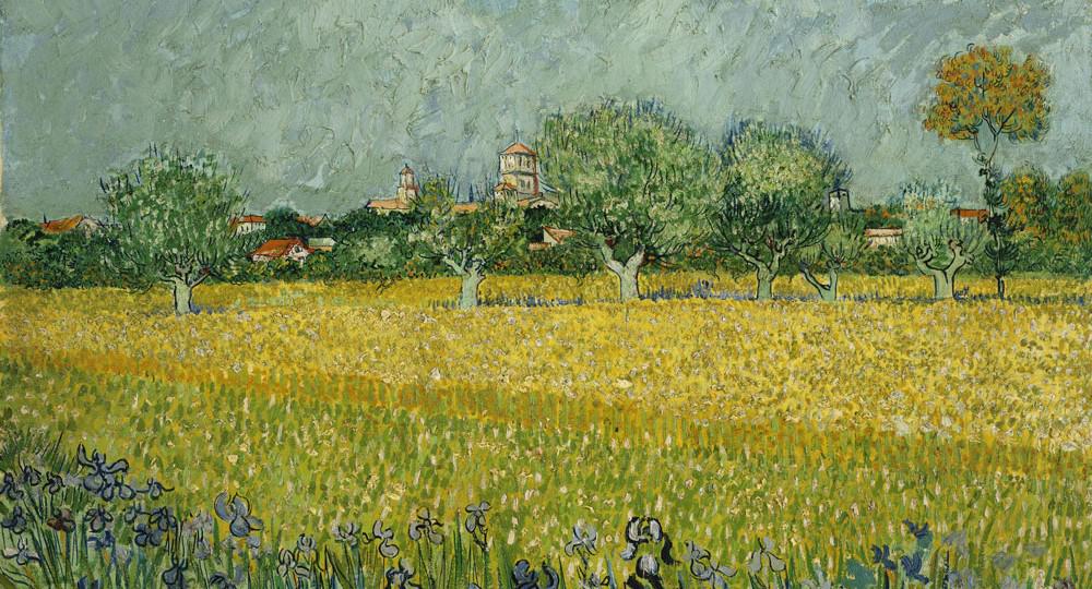 Vincent van Gogh Field with flowers near Arles 1888 Courtesy Van Gogh Museum Amsterdam (Vincent van Gogh Foundation)