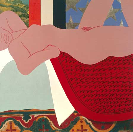 Tom Wesselmann <em>Great American Nude no 1</em> 1961 Courtesy Succession Tom Wesselmann, New York / photo Jeffrey Sturge 