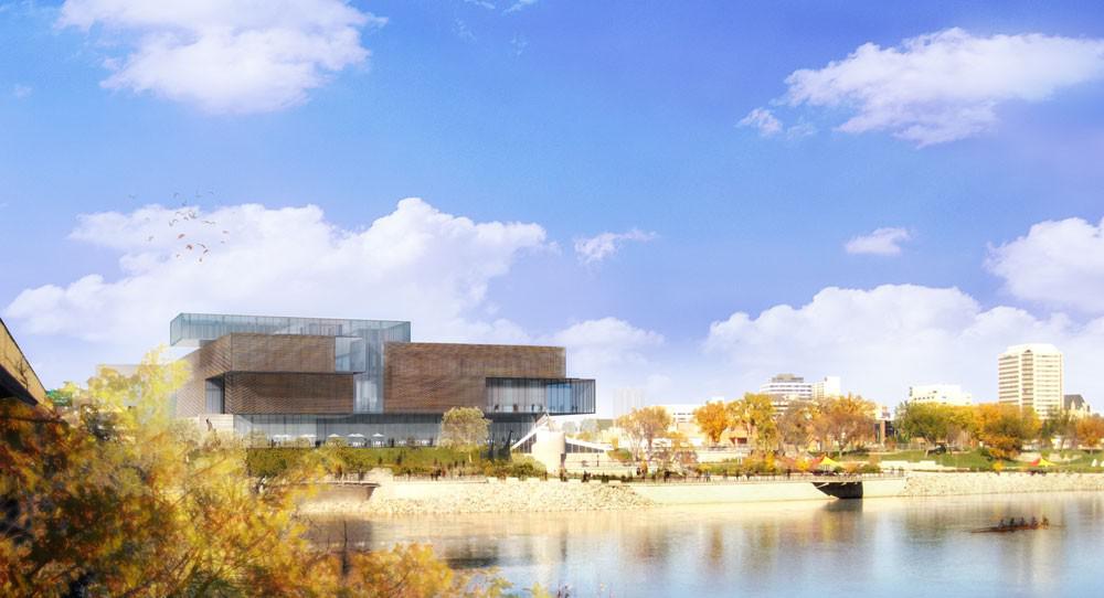 An artist's rendering of the Remai Gallery, due to open in 2015.