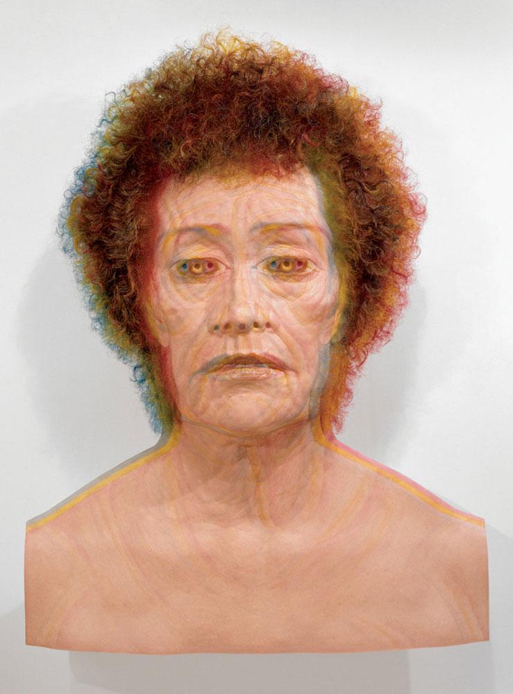 Evan Penny, <em>L. Faux: CMYK</em>, 2005 Courtesy of Sperone Westwater, New York © Evan Penny 2012