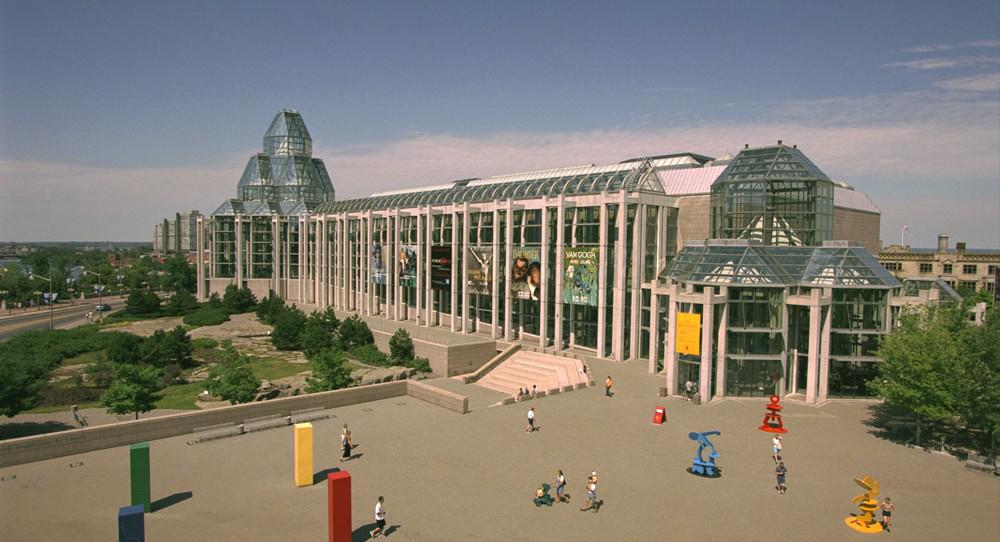 A view of the National Gallery of Canada