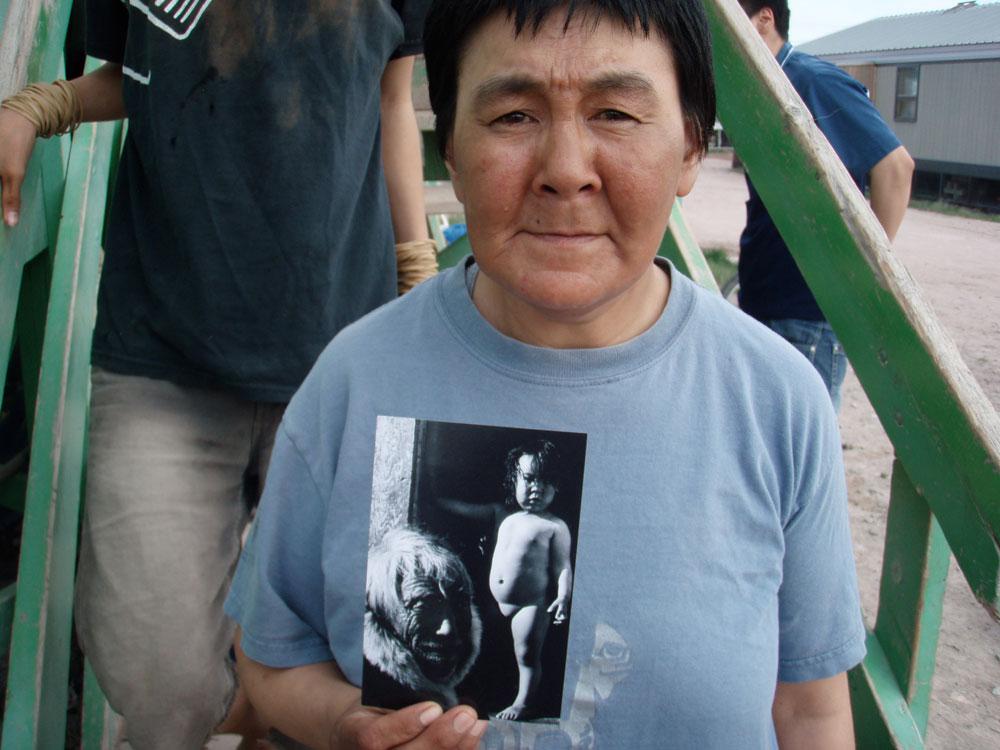Marie-Hélène Cousineau, <em>Woman with grandfather 3: Eva Nagyougalik</em>, 2011 Courtesy of the artist