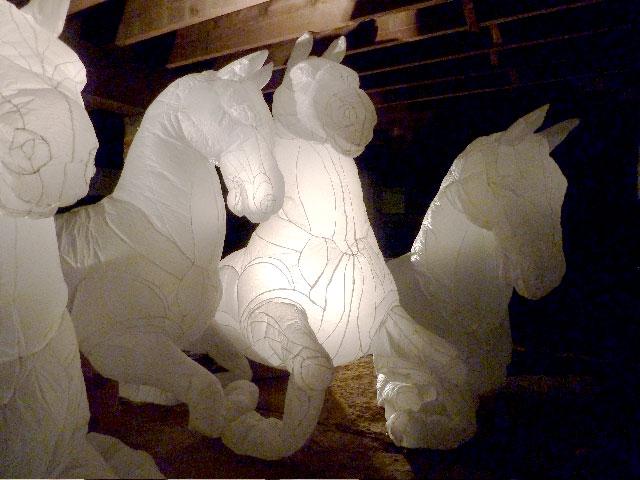 Max Streicher's <em>Quadriga</em> in the basement of St. Anne's Church / photo Barbara Solowan