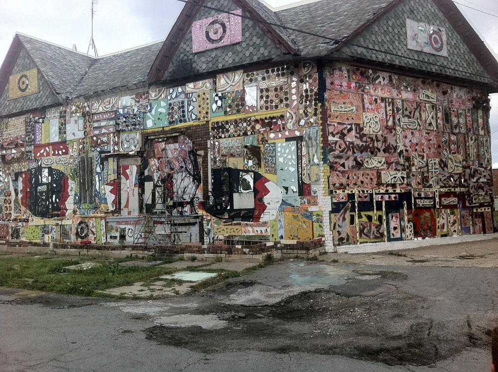 One of three outdoor installations on the grounds of the MBAD African Bead Museum / photo David Balzer