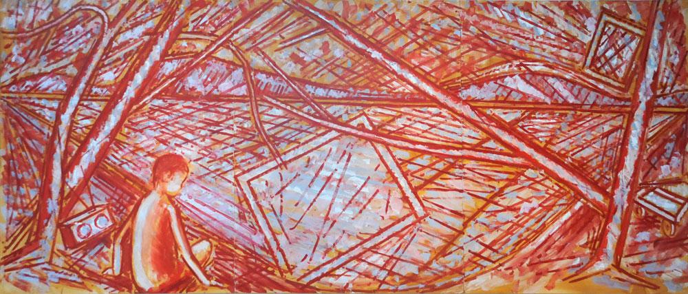 David Urban <em>The Water Image, Triptych</em> 2012 © David Urban Courtesy Corkin Gallery