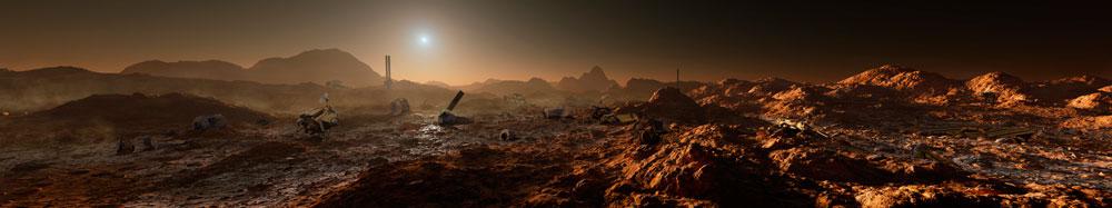 Kelly Richardson <em>Mariner 9</em> 2012 Video still Courtesy of the artist and Birch Libralato