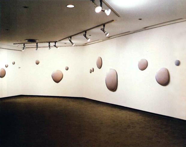 Installation view of Taras Polataiko's <em>Humidity</em> at Sable-Castelli Gallery in 2003 / photo Christina Gapic