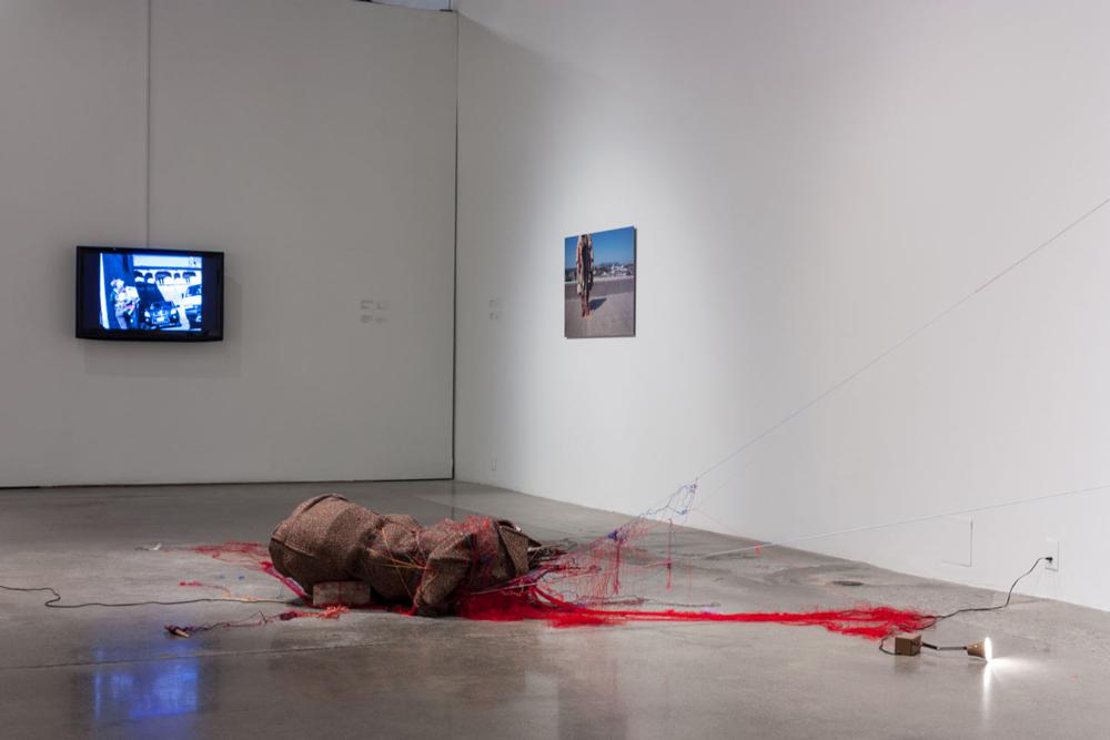 Works by Raphaëlle de Groot at the Sobey Art Award shortlist exhibition at MOCCA / photo MOCCA/Fayiaz Chunara