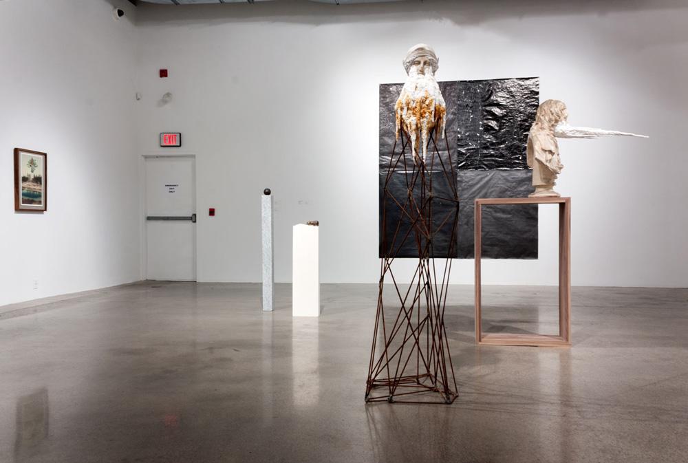 Works by Jason de Haan at the Sobey Art Award shortlist exhibition at MOCCA / photo MOCCA/Fayiaz Chunara