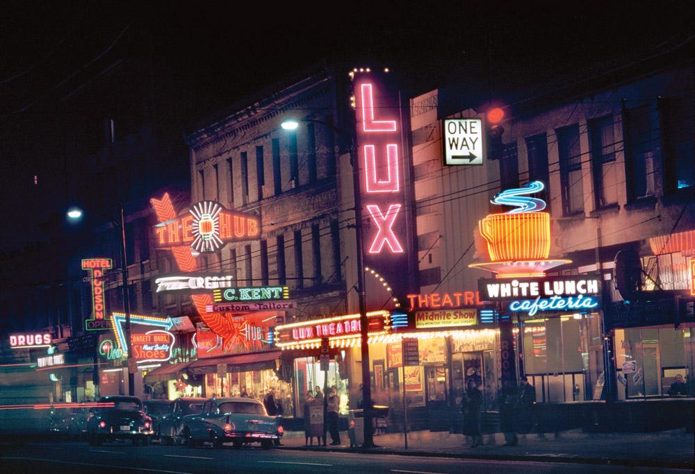 Fred Herzog <em>Hub & Lux</em> 1958 Courtesy Equinox Gallery