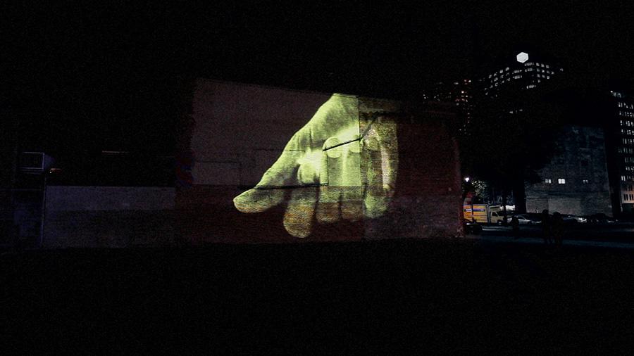 Pascal Grandmaison <em>Le jour des 8 soleils</em> 2012 Installation view at Métro Saint-Laurent Courtesy the artist 