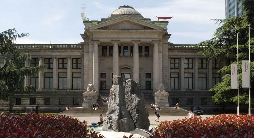 View of the Vancouver Art Gallery courtesy of the VAG.