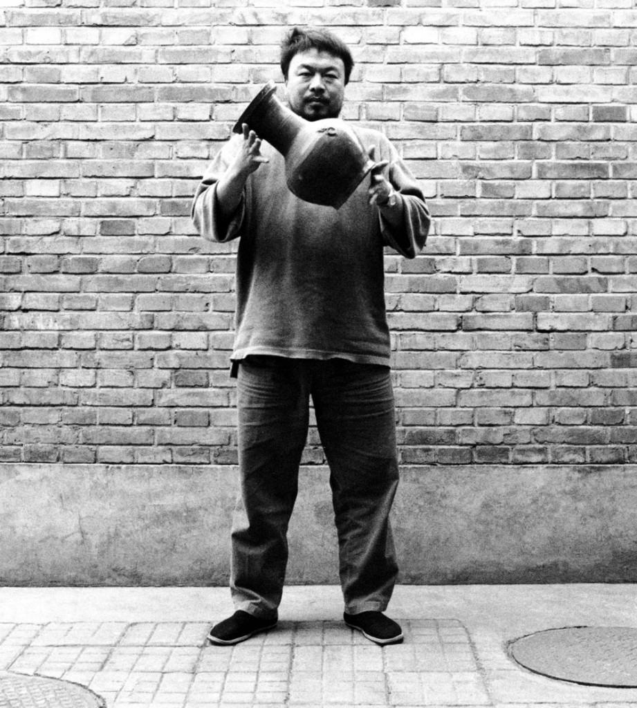 Ai Weiwei First panel of the triptych <em>Dropping a Han Dynasty Urn</em> 1995/2009 Courtesy the artist (Image 1/13)