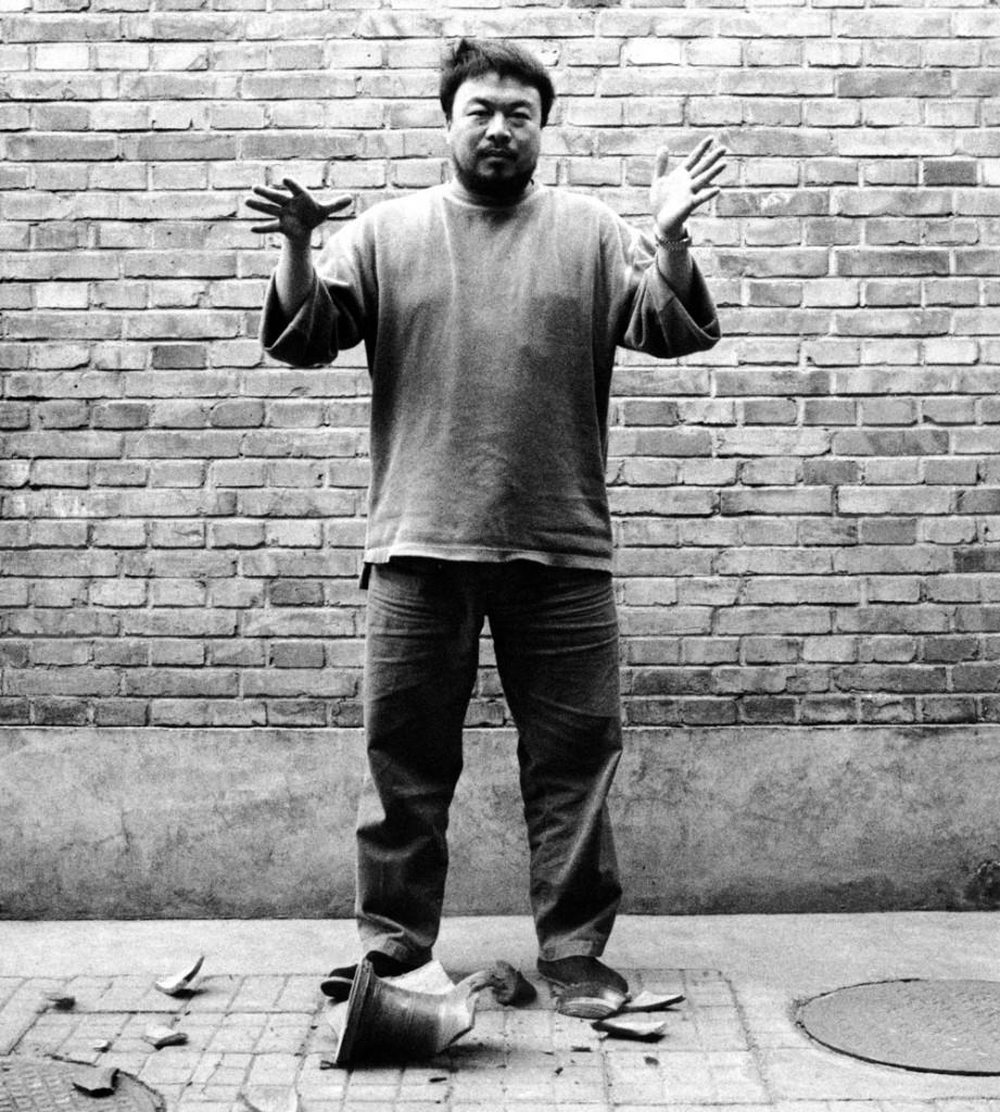 Ai Weiwei Third panel of the triptych <em>Dropping a Han Dynasty Urn</em> 1995/2009 Courtesy the artist