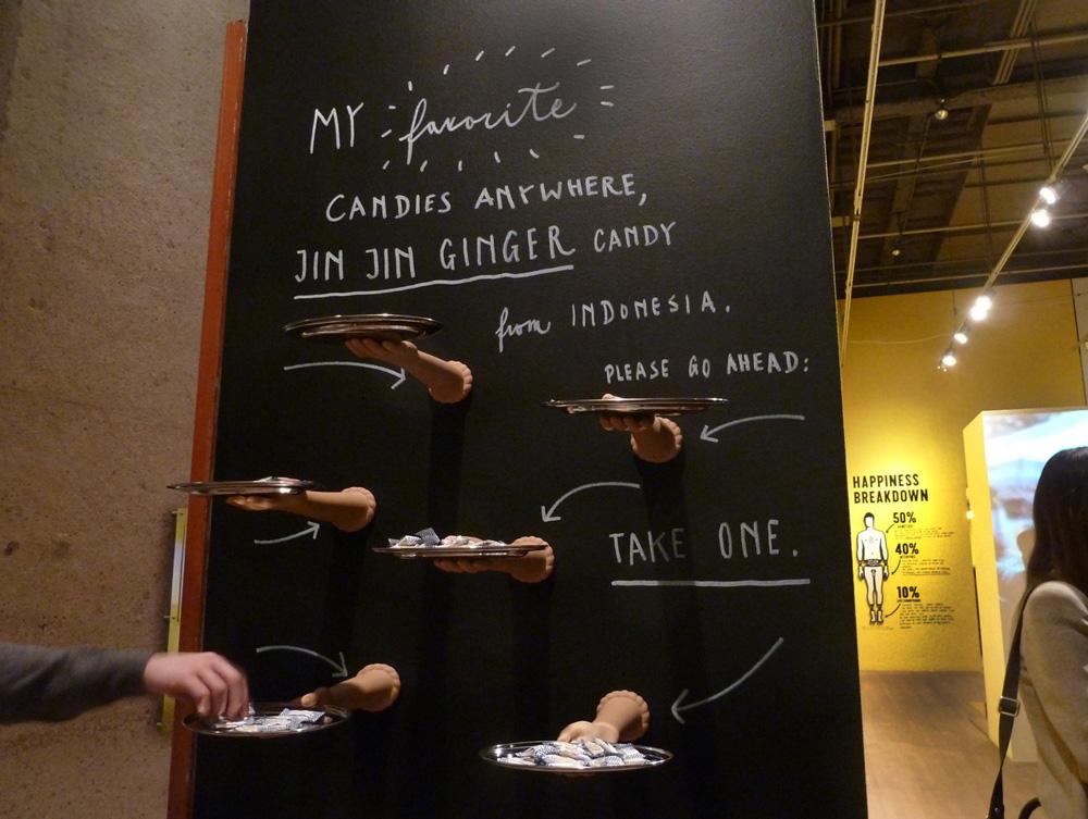 Stefan Sagmeister “The Happy Show” 2013 Installation view Courtesy Design Exchange / photo Barbara Solowan