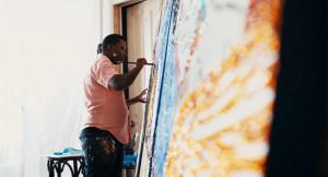 Still from Beginnings: Mickalene Thomas Courtesy Di San Luca Films
