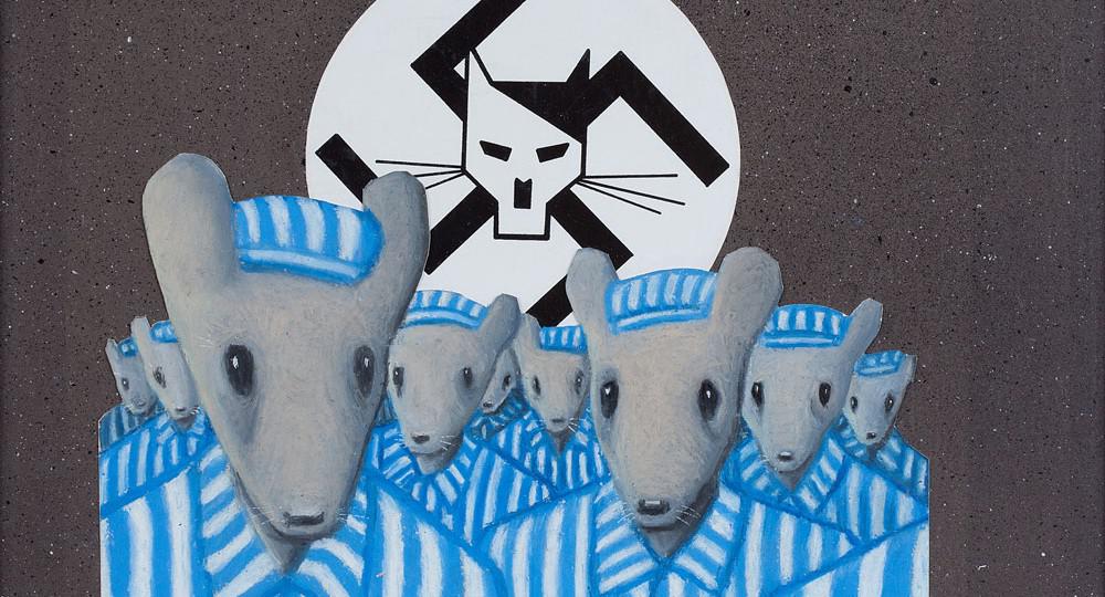 Art Spiegelman Sketch for the front cover of the first American edition of MAUS 2. And Here My Troubles Began c. 1991 © Art Spiegelman (Image 1/12)