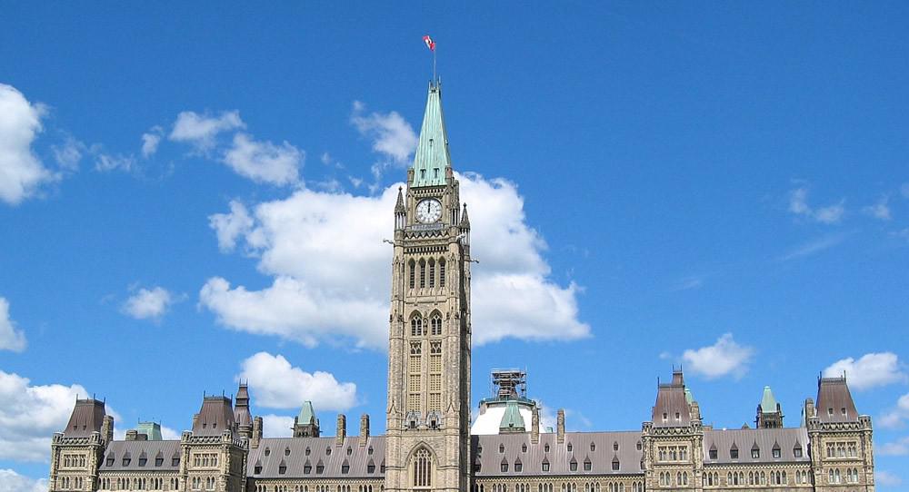 The Parliament buildings in Ottawa / photo Steven Dengler via Wikimedia