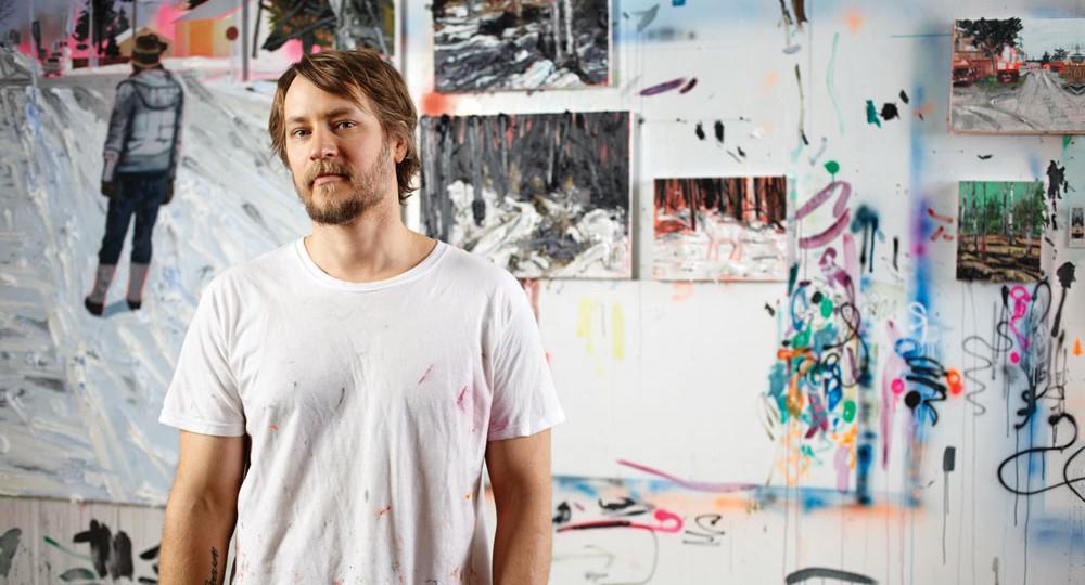 Kim Dorland in his Toronto studio, December 2012 / photo Lisa Petrole (Image 1/4)