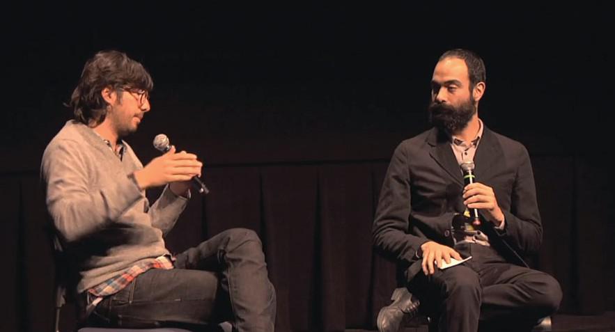 Artist Mario Garcia Torres in conversation with artist, curator and writer Luis Jacob at the 2013 Reel Artists Film Festival Artist Mario Garcia Torres in conversation with artist, curator and writer Luis Jacob at the 2013 Reel Artists Film Festival