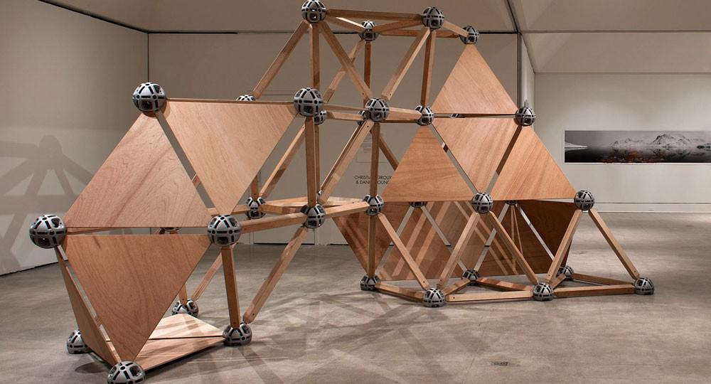 Sobey Art Award 2011 winners Daniel Young and Christian Giroux’s Mr. Smith at that year's prize exhibition (courtesy the artists and Diaz Contemporary) / photo Steve Farmer (Image 1/12)