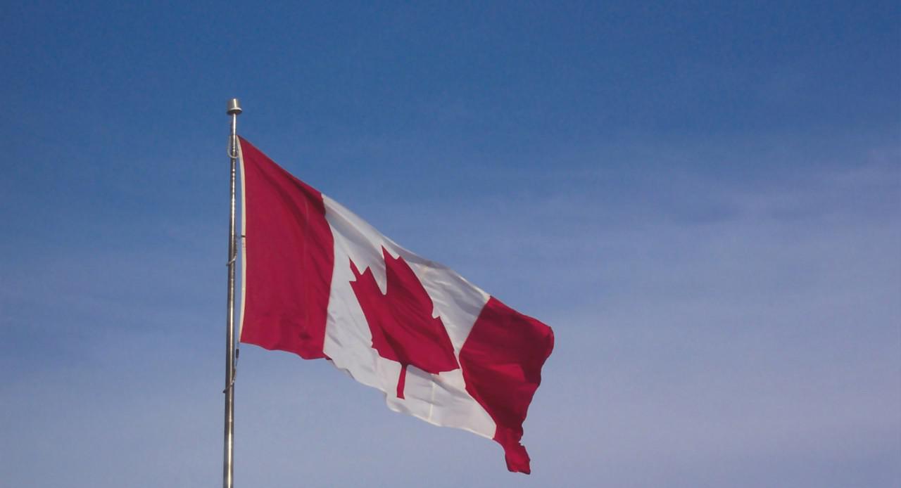 Image of Canadian flag by Kim Newberg via publicdomainpictures.net