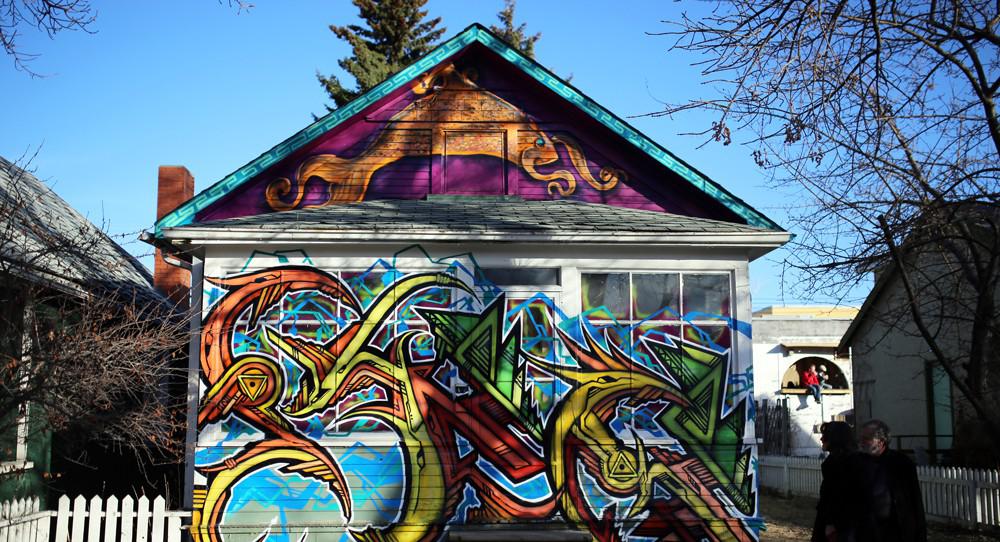 Wreck City's Graffiti House, curated by Shawn Mankowske / photo Caitlind R.C. Brown (Image 1/26)