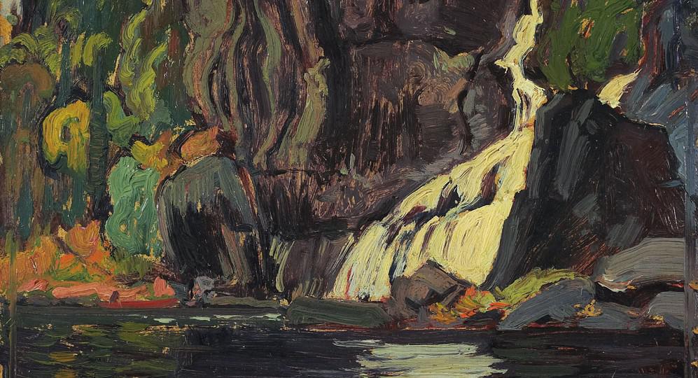J.E.H. MacDonald Waterfall, Agawa River, Algoma 1919 © Art Gallery of Ontario