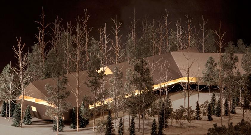 A scale model for the proposed Audain Art Museum in Whistler / photo Jonathan Cruz (Image 1/13)