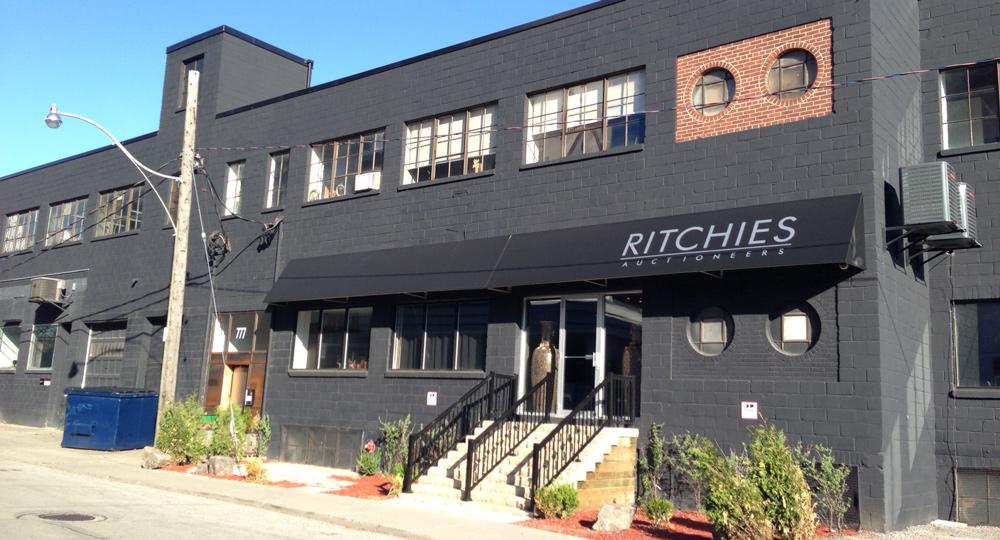 The entrance of Ritchies Auctioneers in Toronto