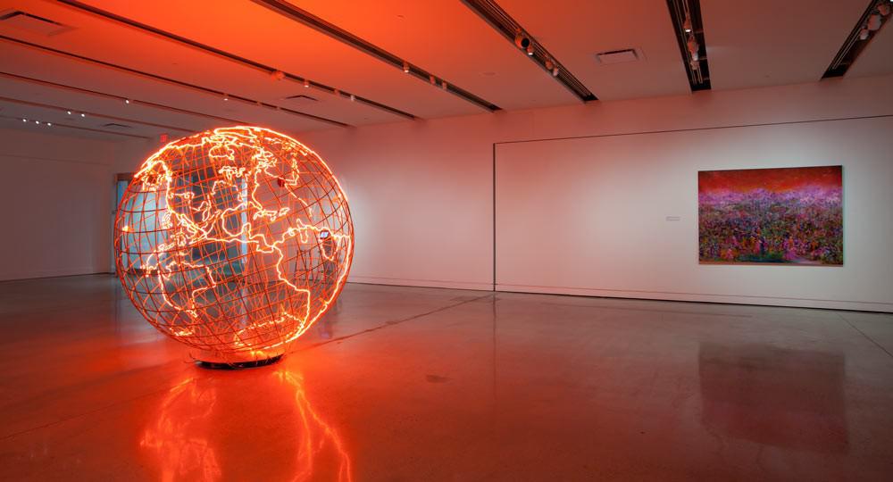 Installation view of Safar/Voyage